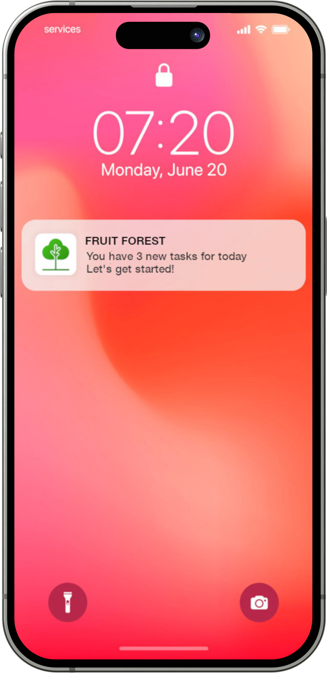 Fruit Forest App, Manage Farm Tasks